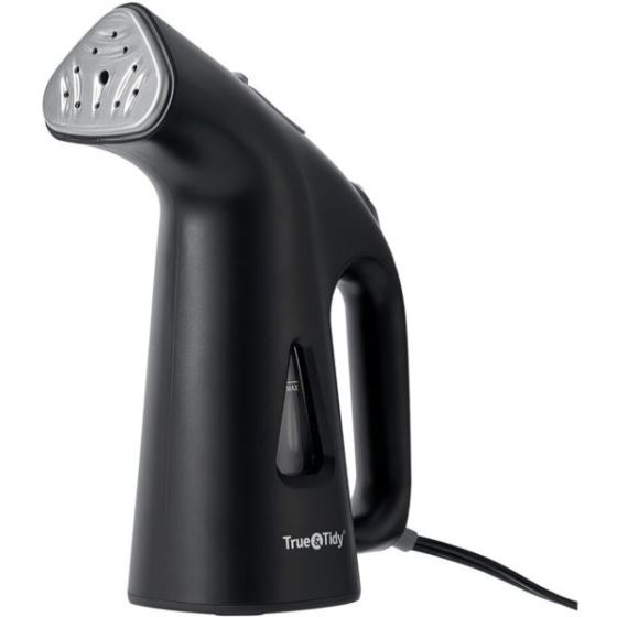 Portable Vertical Fabric Steamer for Home and Travel, Black