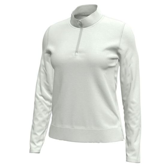 Under Armour Women's Aura 1/4 Zip - White Clay/XL