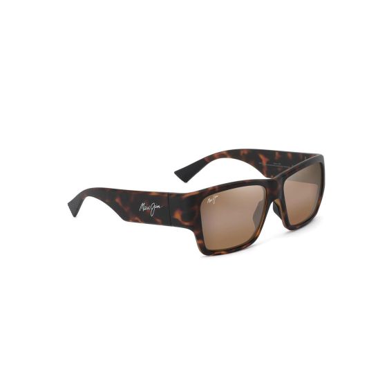 Ka'olu Polarized Sunglasses Matte Dark Havana Frame HCL Bronze Lens