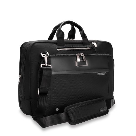 @Work Large Expandable Brief - Black