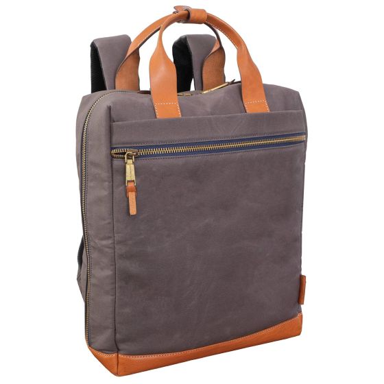 The Voyager Waxed Canvas Backpack Size 18