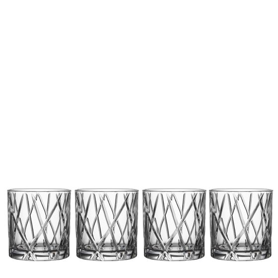 City Double Old Fashion set 4