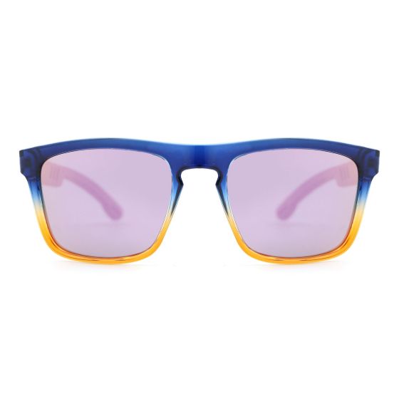 Wavebreak - Acetate & Maplewood Wooden Glasses Sun Red