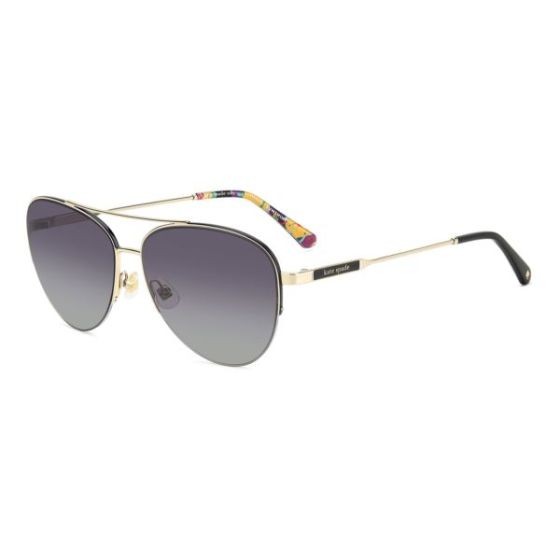 Janece Aviator Polarized Sunglasses - Gold/Black