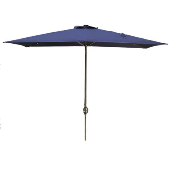 IF Collection -  7.5-Foot x 7.5-Foot Patio Umbrella w/Tilt & Crank - Navy