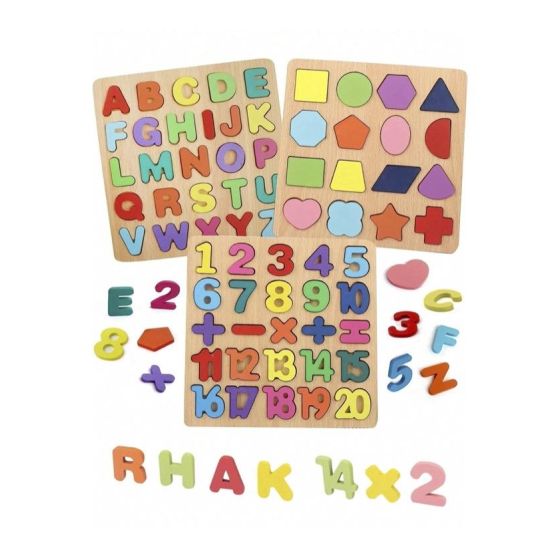 Wooden Montessori Learning Puzzles