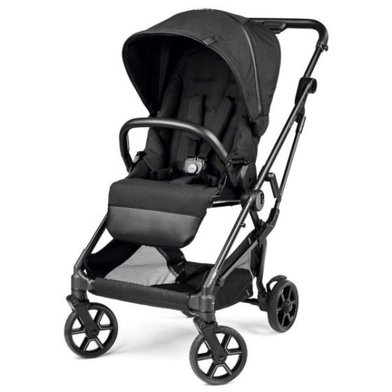 Vivace Single Stroller w/ Reversible Seat & Boot True Black