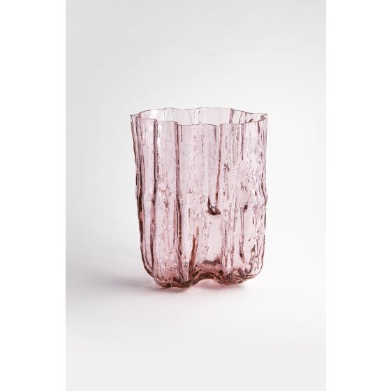 Crackle Vase Pink Tall