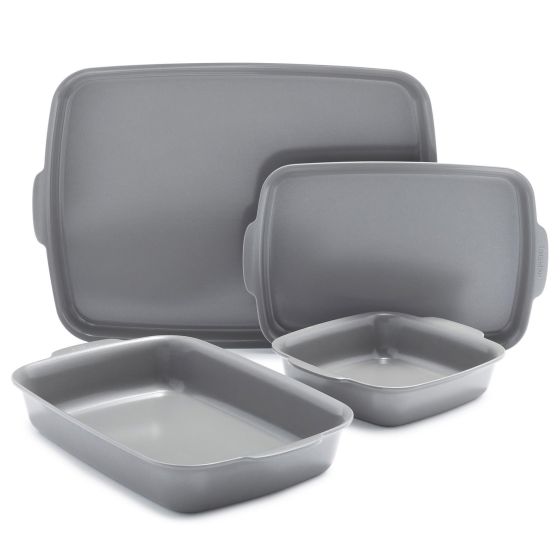 4pc Premier Ovenware Ceramic Nonstick Bakeware Set
