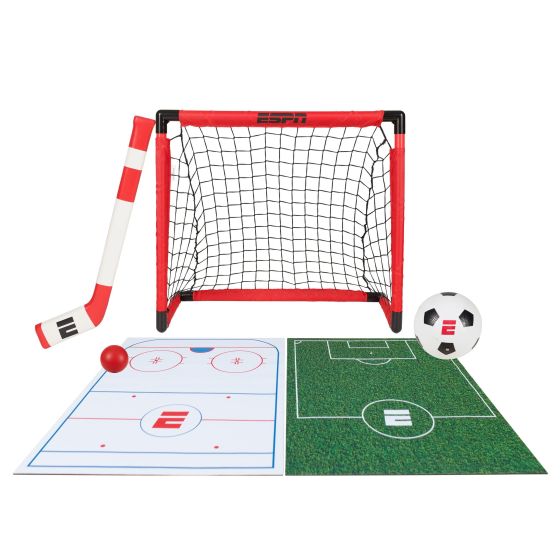 My First Goal Kids Soccer Stadium & Hockey Rink Set Ages 3+ Years