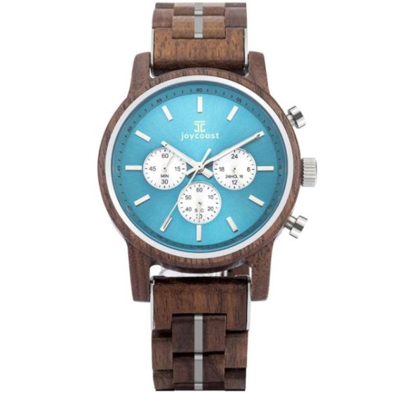 Poseidon  Walnut Chronograph Wooden Watch
