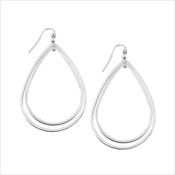 Pierced Earrings - Silver