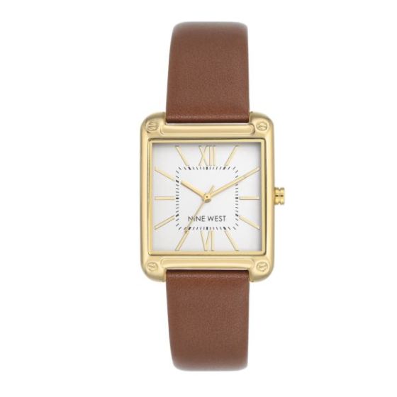 Women's Brown Strap Watch