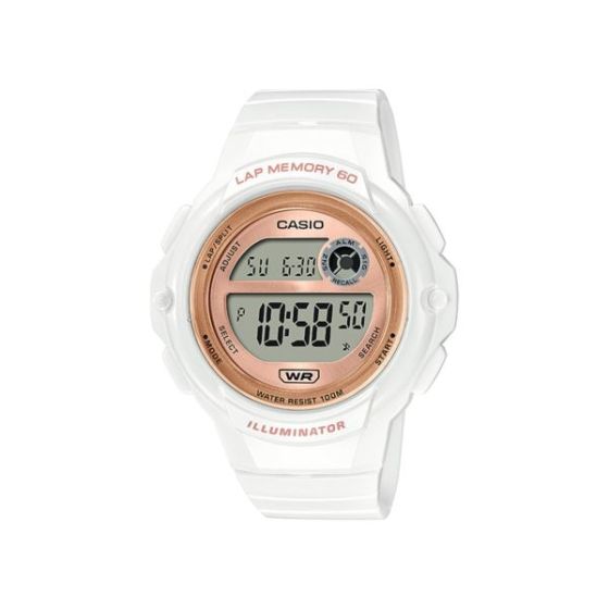 Ladies' 5-Year Battery Digital Sports Watch White