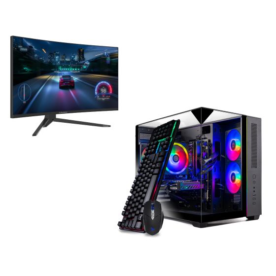 Echo 9060 Gaming Tower Bundle with 27