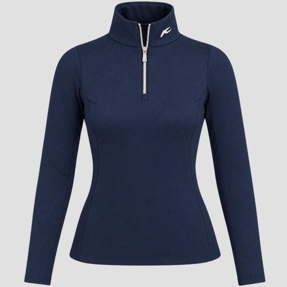 KJUS Women's Neila Midlayer Half-Zip-Navy-LG