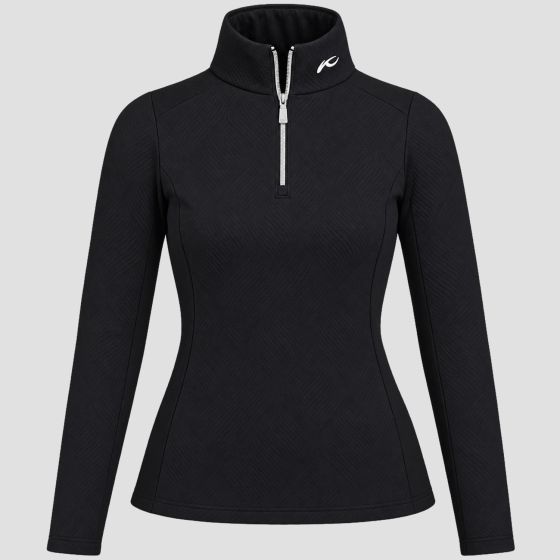 KJUS Women's Neila Midlayer Half-Zip-Black-SM
