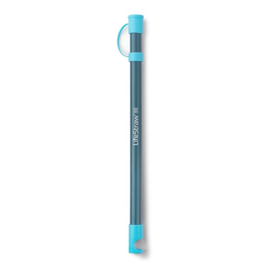 LifeStraw Sip Essential Water Filter Straw w/ Case Laguna Teal