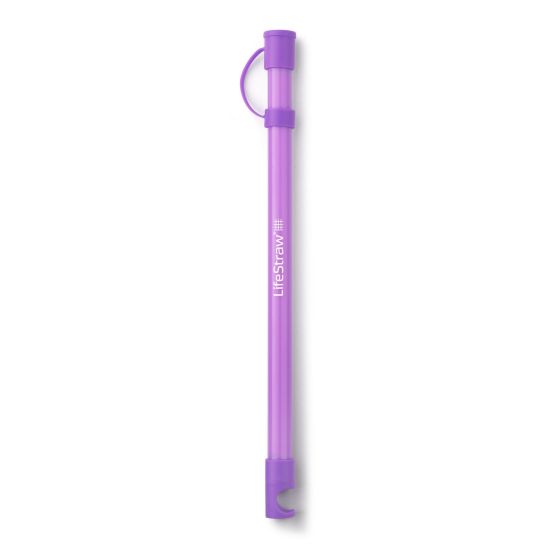 LifeStraw Sip Essential Water Filter Straw Thistle Purple