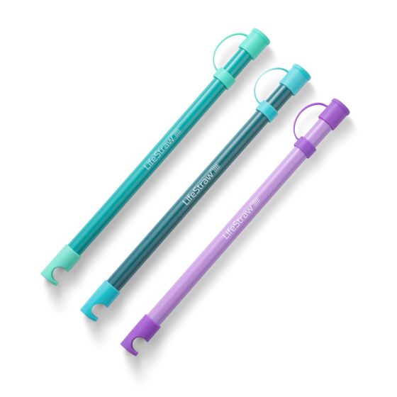 LifeStraw Sip Essential Water Filter Straw - 3-Pack