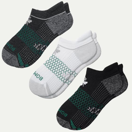 Bombas Men's Sock Set 3 Pair - Black/Charcoal/White