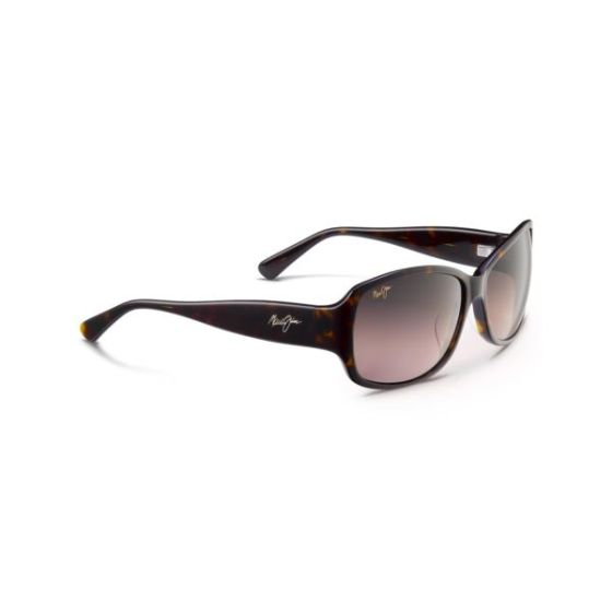 Nalani Polarized Sunglasses Dark Tortoise Frame Maui Rose Lens