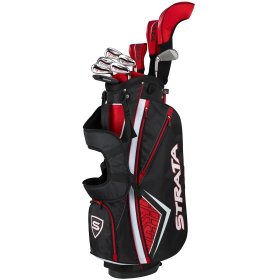 Callaway Strata Plus 14 Piece Men's Complete Set - Right Hand/Red/Men's Flex