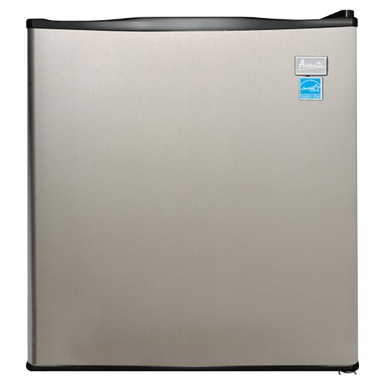 1.7 Cu. Ft. Compact Refrigerator Stainless Steel w/ Black Cabinet