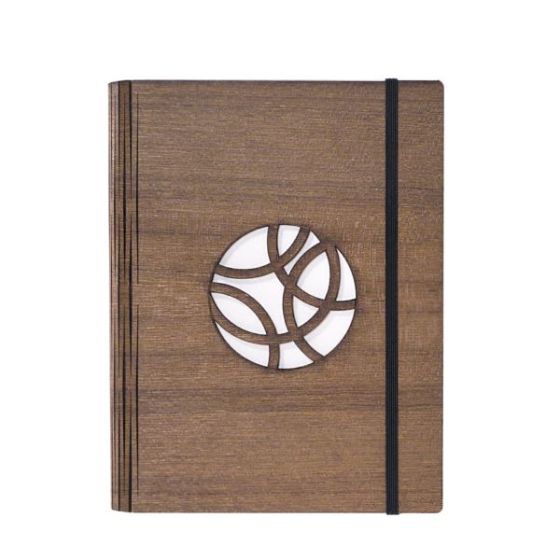 Wooden Journal, Large (Circle Design)