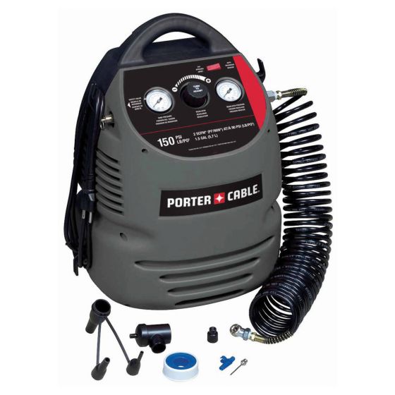 150PSI 1.5 Gal Oil-Free Fully Shrouded Compressor