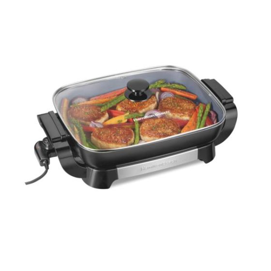 Durathon Ceramic Electric Skillet w/ Reversible Outlet