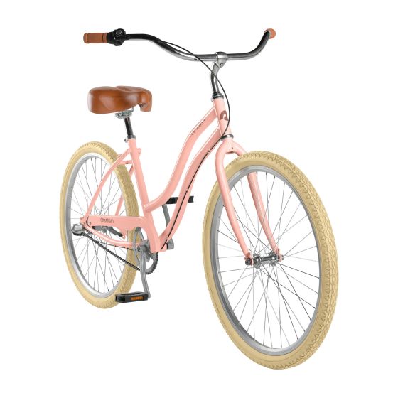 Chatham Beach Cruiser Bike - Step Through 3 Speed Blush