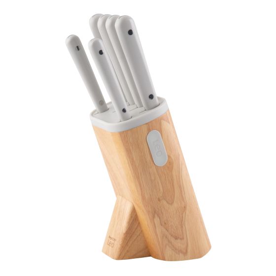 Leo Spirit 7pc Knife Block Set. Moonmist