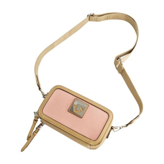 Horseshoe Plaque Crossbody Camera Bag