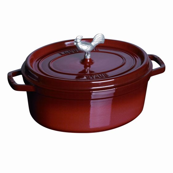 Cast Iron 5.75 Qt. Coq Au Vin Cocotte - Grenadine