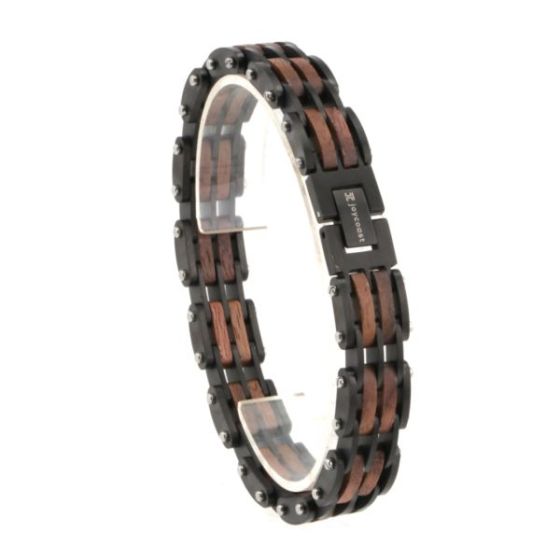 Jet  Walnut Wood Bracelet Wooden Bracelets