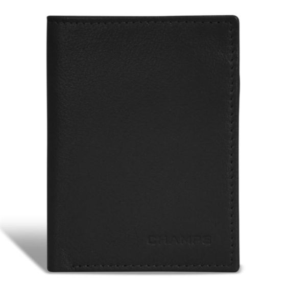 Onyx Leather Vertical Slim Wallet Size 3