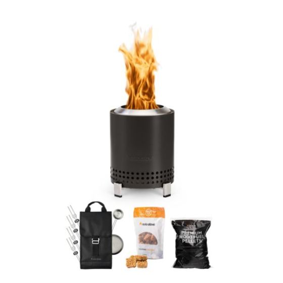 Mesa Tabletop Fire Pit Roasty Bundle Ash