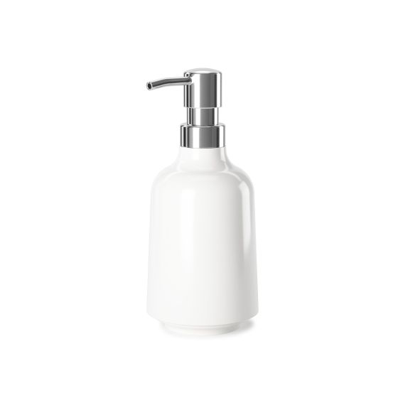 Step Soap Pump 13 oz White