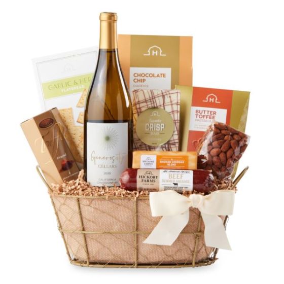 Caliornia Gourmet Wine Gift Basket