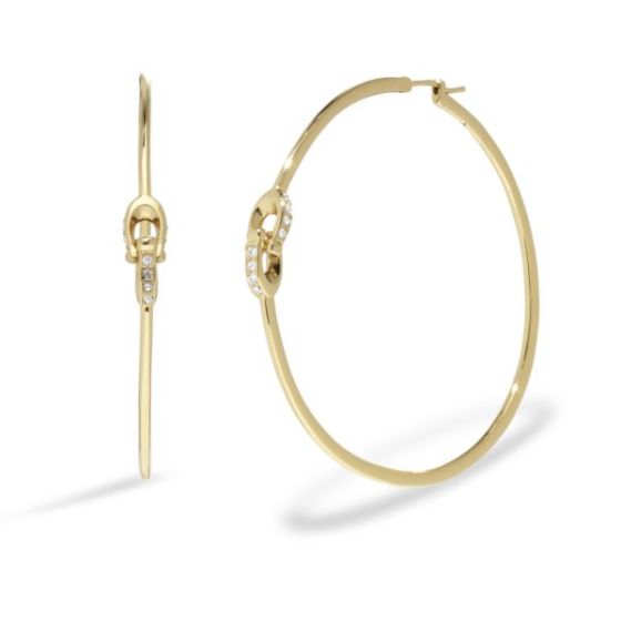 Signature C Interlocking Hoops -  Gold