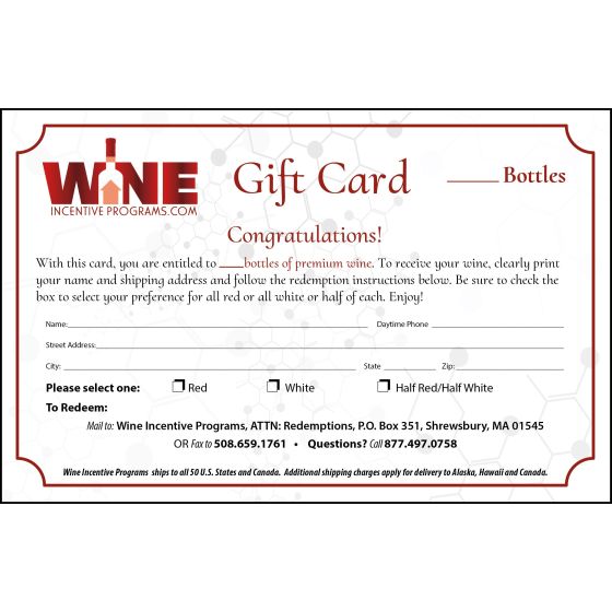 Wine Galaxy's Wine Gift Card - 2 bottles, All White