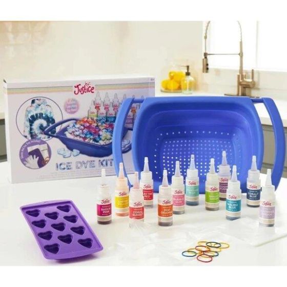 Justice Tie Dye Ice Dye Kit w/Collapsible Colander