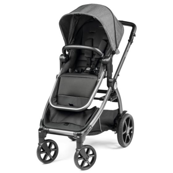 YPSI Single to Double Stroller w/ Reversible Seat Mercury