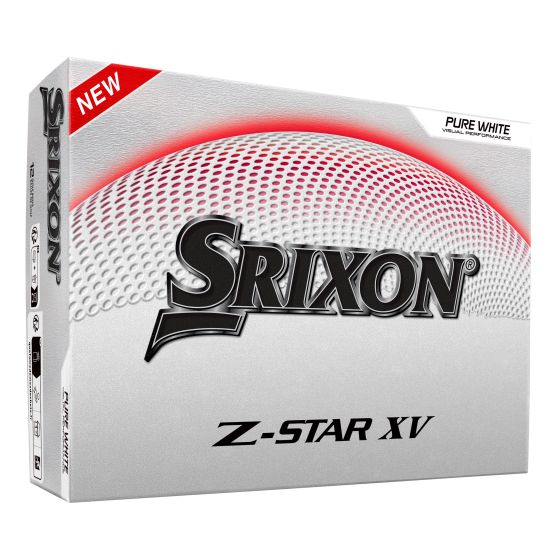 Srixon Z-Star XV 9 White Golf Balls - 1 Dozen