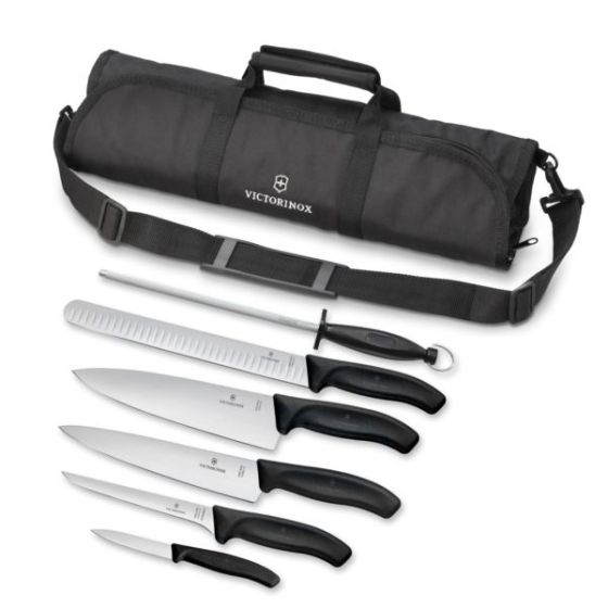 Swiss Classic BBQ Set 7 Pc Black Swiss Classic Black