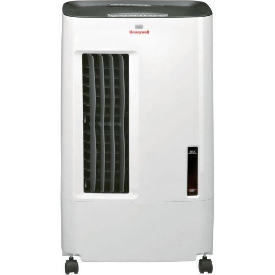 176 CFM Indoor Evaporative Air Cooler (Swamp Cooler) with Remote Control in White/Gray