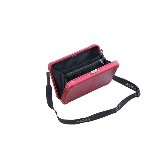 ALEON ALUMINUM LARGE CROSSBODY- RUBY