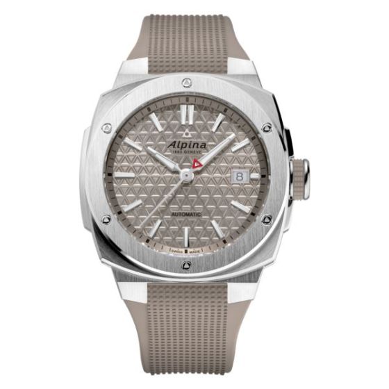 Mens' Alpiner Extreme Swiss Automatic Watch, Beige Strap