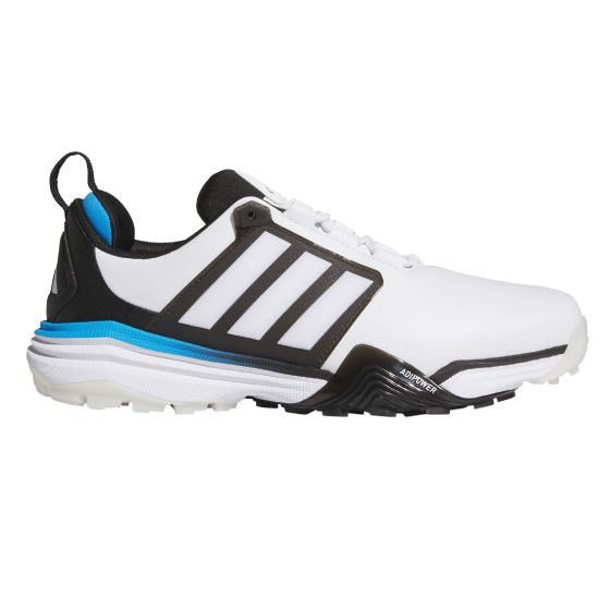 Adidas Adipower 26 Spikeless Men's Golf Shoes - White/Black/Lucid Ray Blue/13 Medium
